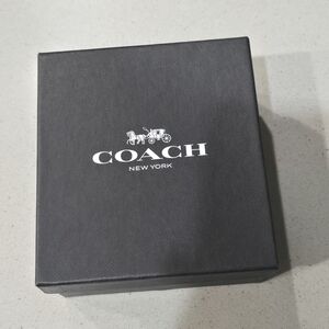 COACH WATCH BOX GIFT DISPLAY BLACK EMPTY Box ORIGINAL AUTHENTIC